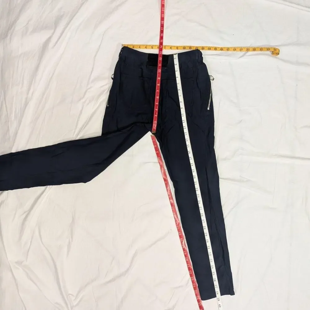 Gucci navy 100% cotton jogger pants, Italian size 42